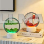 Настольная LED-лампа ночник RGB Песочные часы 3D Sandscape от USB и батареек